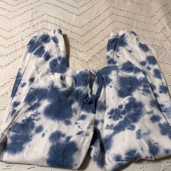 Pink Republic Blue and White Tie-Dye Pants - Picture 3 of 6